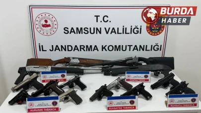 Samsun'da Sosyal Medyada Silahla Ateş Eden 6 Kişi Yakalandı
