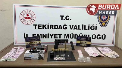 Tekirdağ'da Kırmızı Bültenle Aranan Uyuşturucu Taciri Yakalandı