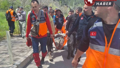 Kaybolan yaşlı adam 2 gün sonra dağda uyurken bulundu