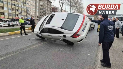 Otomobillerin karıştığı kazada 1 kişi  yaralandı