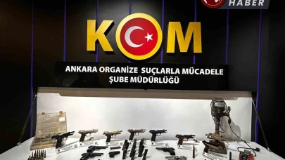 Ankara’da silah kaçaklığı operasyonunda 8 şüpheliden 4’ü tutuklandı
