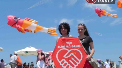 Bodrum uçurtma festivali engelleri gökyüzünde kaldırıyor