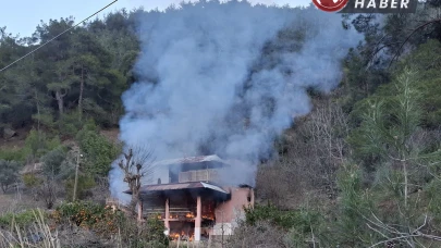 Kozan’da yayla evindeki yangın ormana sıçradı