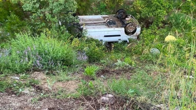 Burdur’da otomobil takla attı: 1 kişi öldü