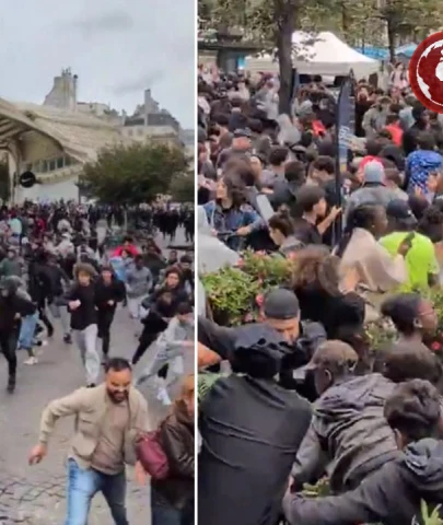 Paris’te bedava yemek izdihama neden oldu: 5 şahıs gözaltına alındı