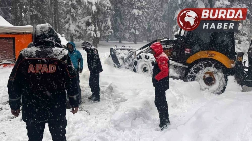 Karabük’te Yoğun Kar Yağışı Sonucu Mahsur Kalan 7 Kişi Kurtarıldı