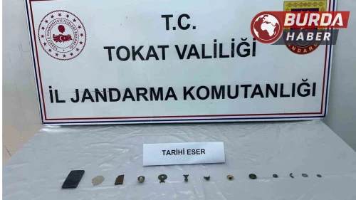 Tokat'ta Tarihi Eser Operasyonu: 13 Parça Obje Ele Geçirildi