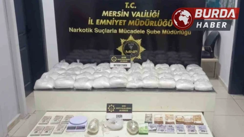 Mersin'de Operasyon: 38 Kilo Metamfetamin ve 4 Milyon TL Ele Geçirildi