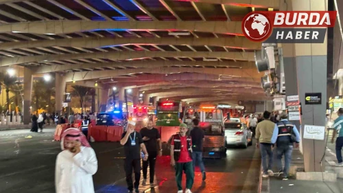 Mekke’de ring otobüsü Mahbes’ül Cin’de Türk kafilesine çarptı: 1 ölü, 2 yaralı