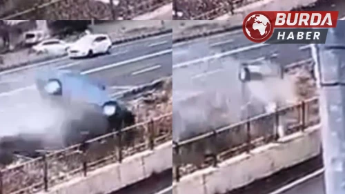 Kahramanmaraş'ta Otomobil Drenaj Kanalına Uçtu