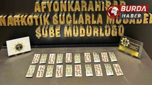 Afyonkarahisar'da Uyuşturucu Operasyonu: 280 Hap Ele Geçirildi