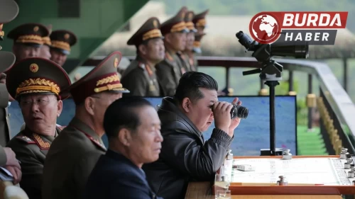 Kim, tatbikatı denetledi: "Artık birkaç cepheden sorumluyuz"