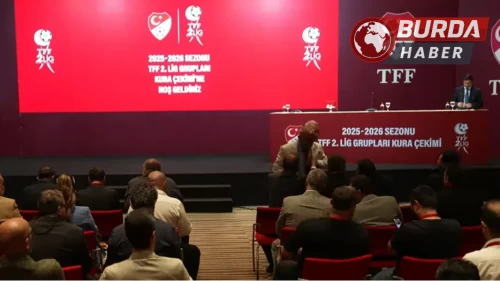 TFF 2. Lig 2025-2026 sezonu grupları belirlendi.