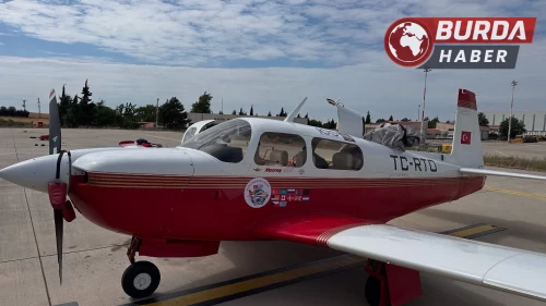 Bayburt’ta özel bir jet henüz belirlenemeyen bir nedenle düştü.