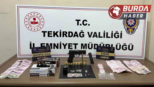 Tekirdağ'da Kırmızı Bültenle Aranan Uyuşturucu Taciri Yakalandı