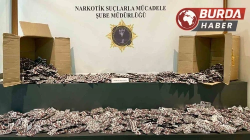 Samsun İlkadım'da 80 Bin Uyuşturucu Hap Ele Geçirildi