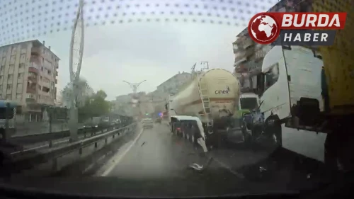 D-100’deki korkunç kazanın kamera görüntüleri