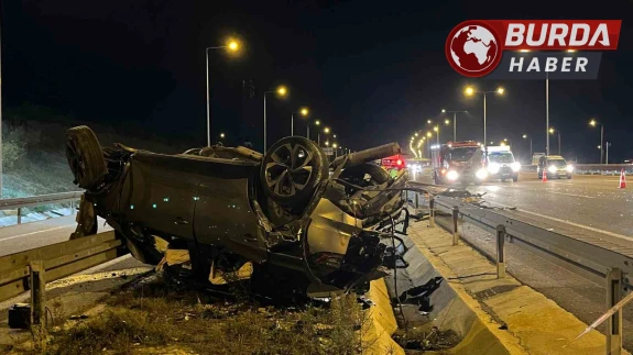 Kuzey Marmara Otoyolu’nda feci kaza : 2 kişi öldü