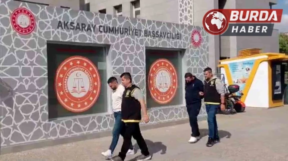 Aksaray’da sahte altın dolandırıcıları yakalandı.
