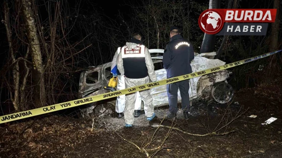 Safranbolu'da Ağaca Çarpan Araç Alev Aldı Sürücü Hayatını Kaybetti