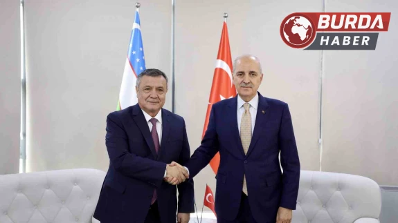 Numan Kurtulmuş, Özbekistan Ali Meclisi Başkanı İsmailov'la Görüştü