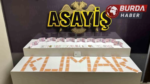 Kumar oynarken suçüstü yakalanan şahıs ’şimdi geldim’ dedi.