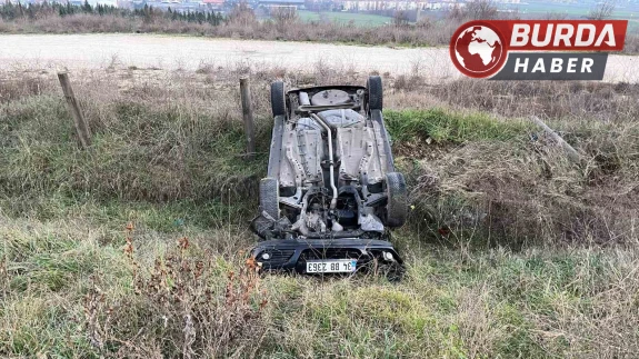 Lüleburgaz'da Otomobil Şarampole Yuvarlandı: Bir Yaralı