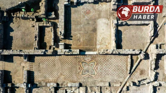 İncesu'da Keşfedilen Dev Mozaik Yapı için ''Ören Yeri'' Çalışması