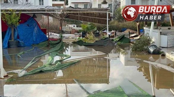 Bodrum'da Sel Felaketinin Hasar Tespit Çalışmaları Başladı