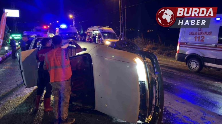 Osmaniye’de otomobil takla attı: 3 kişi yaralandı