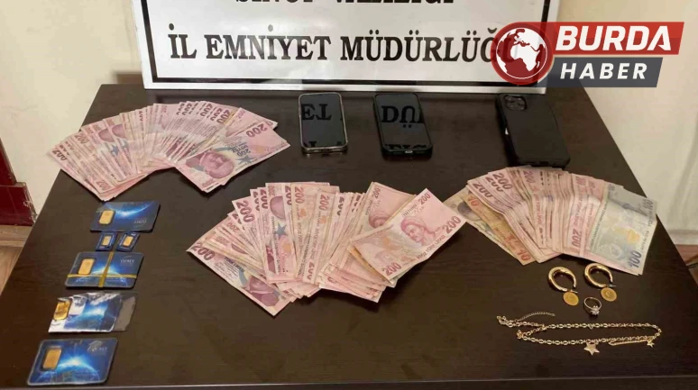Sinop’un Erfelek ilçesinde sahte altın dolandırıcıları yakalandı.