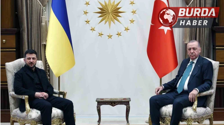 Erdoğan ve Zelenskiy, Cumhurbaşkanlığı Külliyesi'nde Görüştü