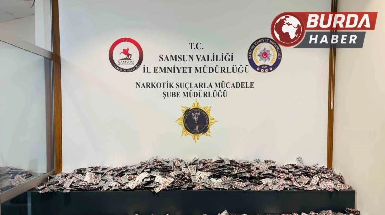 Samsun'da Operasyonda 49 Bin 362 Adet Uyuşturucu Hap Ele Geçirildi