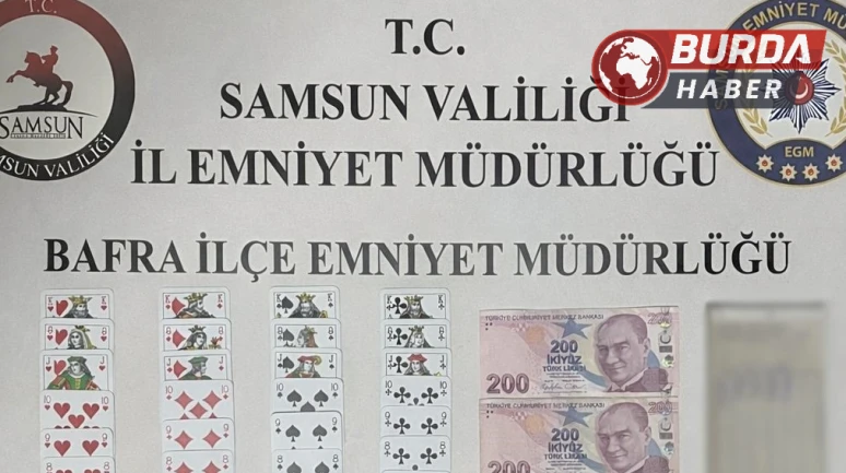 Bafra'da Kumar Operasyonu: Kumar Oynayanlara 27 Bin 741 TL Cezai İşlem