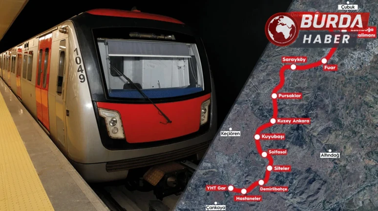 Ankara'ya Yeni Metro Müjdesi: YHT Gar-Esenboğa Havalimanı Hattı