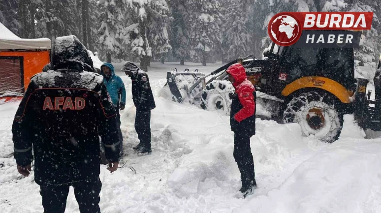 Karabük’te Yoğun Kar Yağışı Sonucu Mahsur Kalan 7 Kişi Kurtarıldı