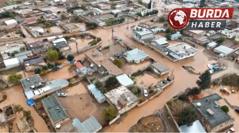Mardin'de Sağanak Yağış Sonrası Mahalle Sular Altında Kaldı