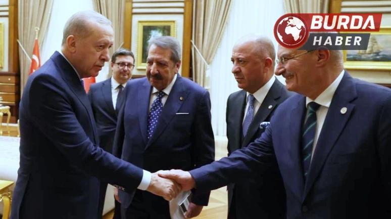 Cumhurbaşkanı Erdoğan, Ankara Ticaret Odası Heyetini Kabul Etti