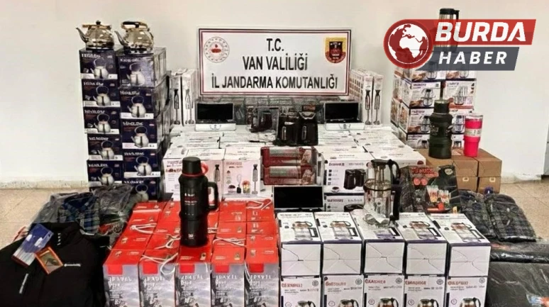 Van'da 1.5 Milyon TL Değerinde Gümrük Kaçağı Eşya Operasyonu