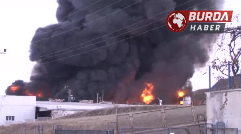 Kırıkkale'deki Kimya Fabrikasında Yangın
