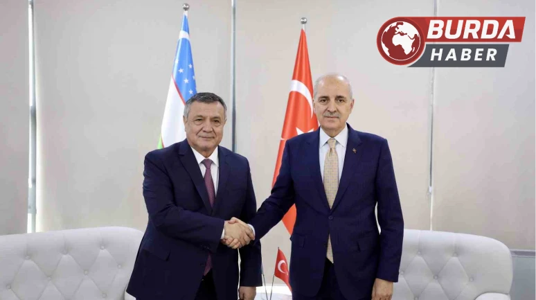 Numan Kurtulmuş, Özbekistan Ali Meclisi Başkanı İsmailov'la Görüştü