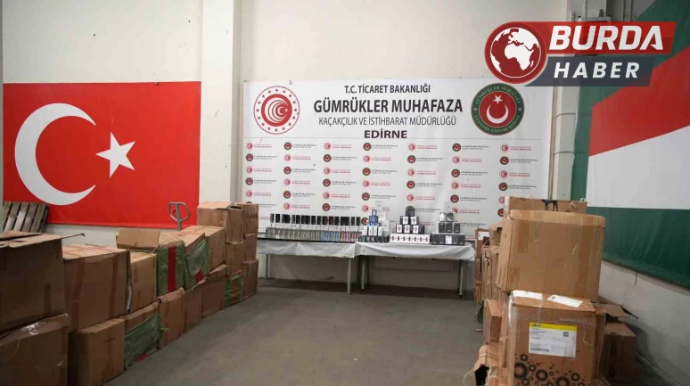 Kapıkule’de yasaklı kimyasal madde ve elektronik sigara yakalandı.
