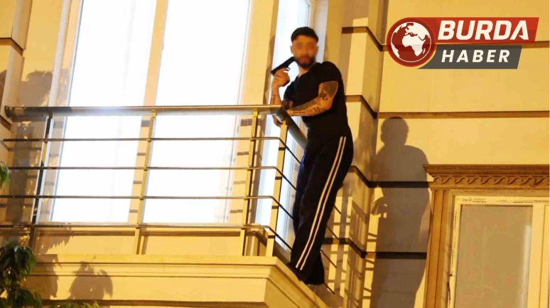 Aksaray'da oyuncak tabancayla polisi alarma geçirdi.
