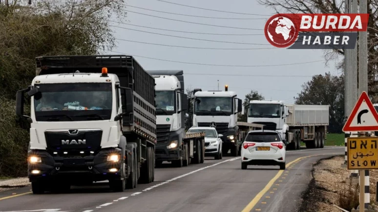 İnsani yardım taşıyan 100 tır bugün Gazze Şeridi’ne giriş yaptı.