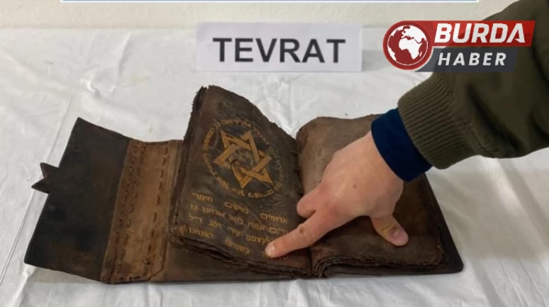 Akpınar’da 7 asırlık el yazması Tevrat ele geçirildi