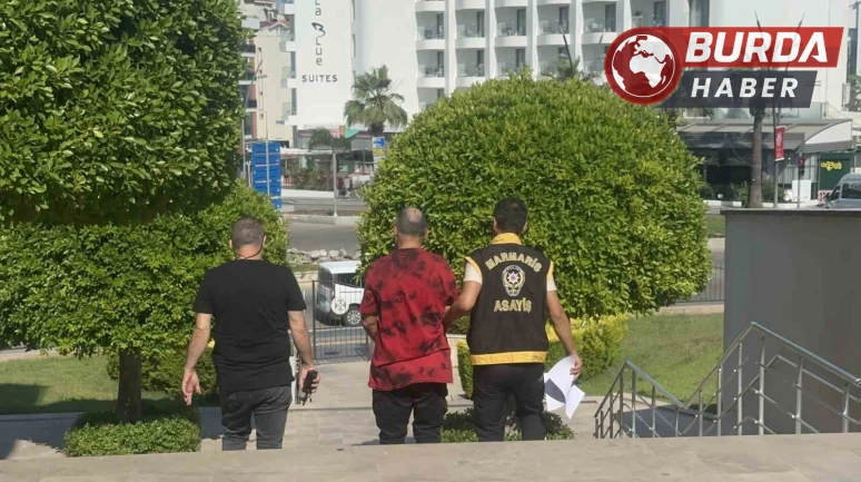Marmaris plajlarında müstehcen çekim yapan şüpheli tutuklandı