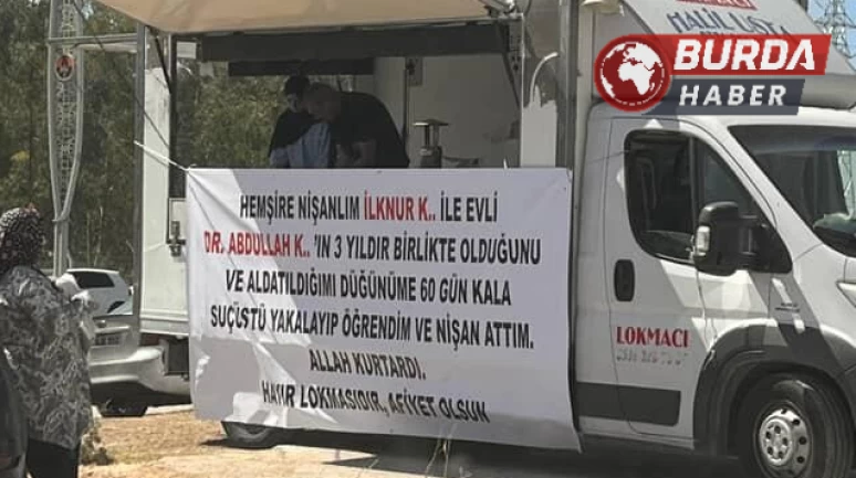 Düğünden önce aldatıldığını öğrenince hayır lokması dağıttı.