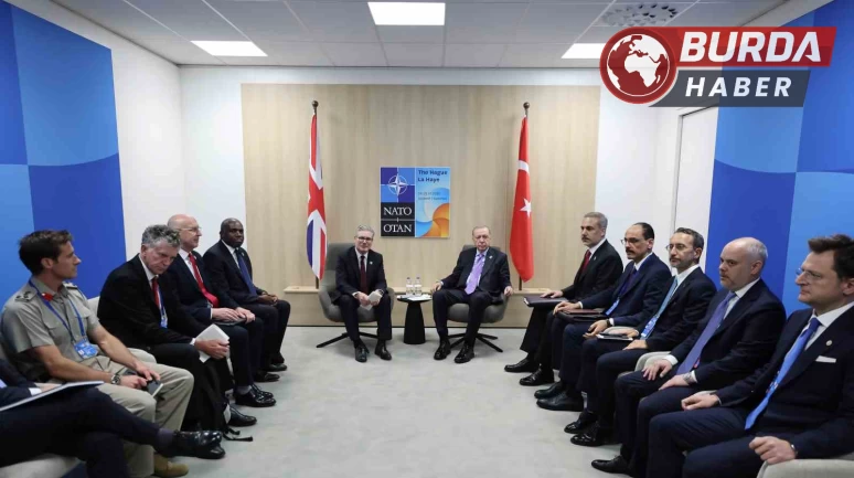 Cumhurbaşkanı Erdoğan, İngiltere Başbakanı'nı kabul etti.