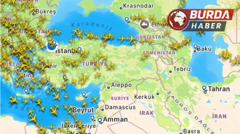 Katar hava sahasını kapattı, uçaklar Türkiye’ye yönlendirildi.