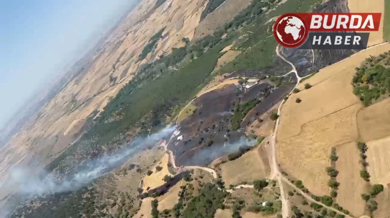 Balıkesir’in Kepsut ilçesinde orman yangını meydana geldi.